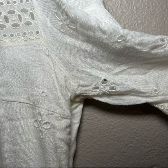Abercrombie & Fitch crochet lace embroidered boho dress women’s size small - Picture 14 of 14
